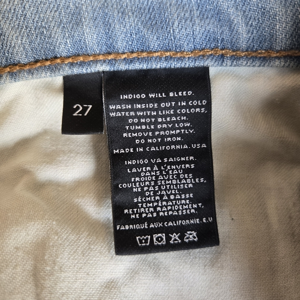 J Brand Women's Light Blue Ankle Jeans. Size 27. 100% Cotton - Picture 5 of 12